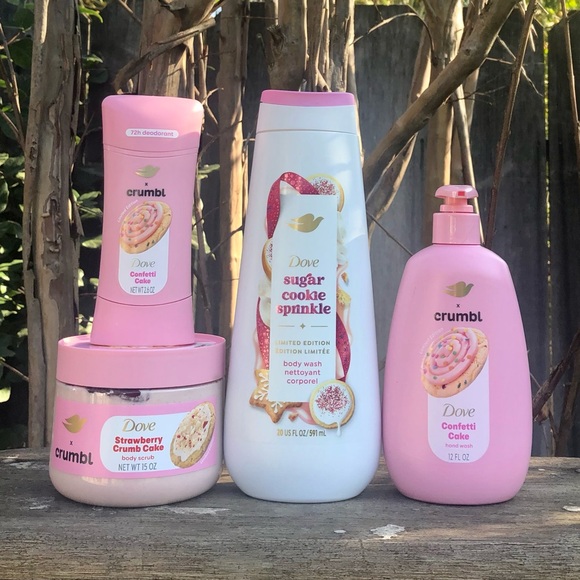 Dove Confetti Cake, Strawberry Crumb Cake & Sugar Cookie Sprinkle 4 pc Set - Picture 1 of 2